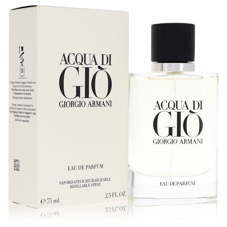 Perfume & Cologne 75 ml Eau De Parfum Refillable Spray Acqua Di Gio Eau De Parfum Refillable Spray By Giorgio Armani Brand