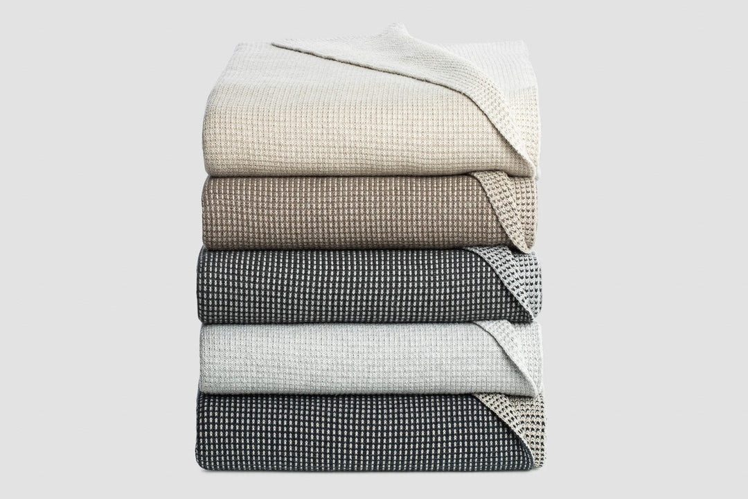 Bemboka Cotton Throws Bemboka Reversible Box Knitted Weight Throws Bemboka Reversible Box Knitted Weight Throws I Luxury Comfort Bedding  Brand