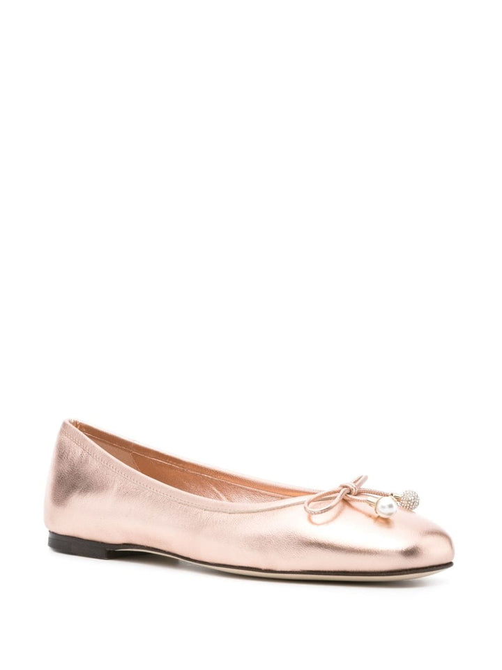 Jimmy Choo Flat Shoes 36.5 Jimmy Choo Flat shoes Powder Jimmy Choo Flat shoes Powder Brand