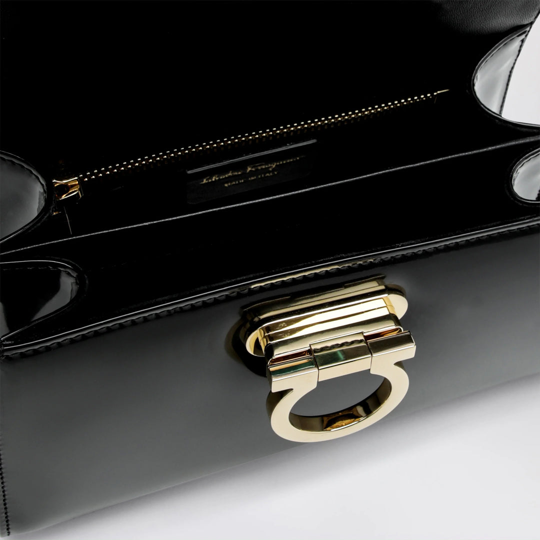 Ferragamo - Black Iconic Top Handle bag
