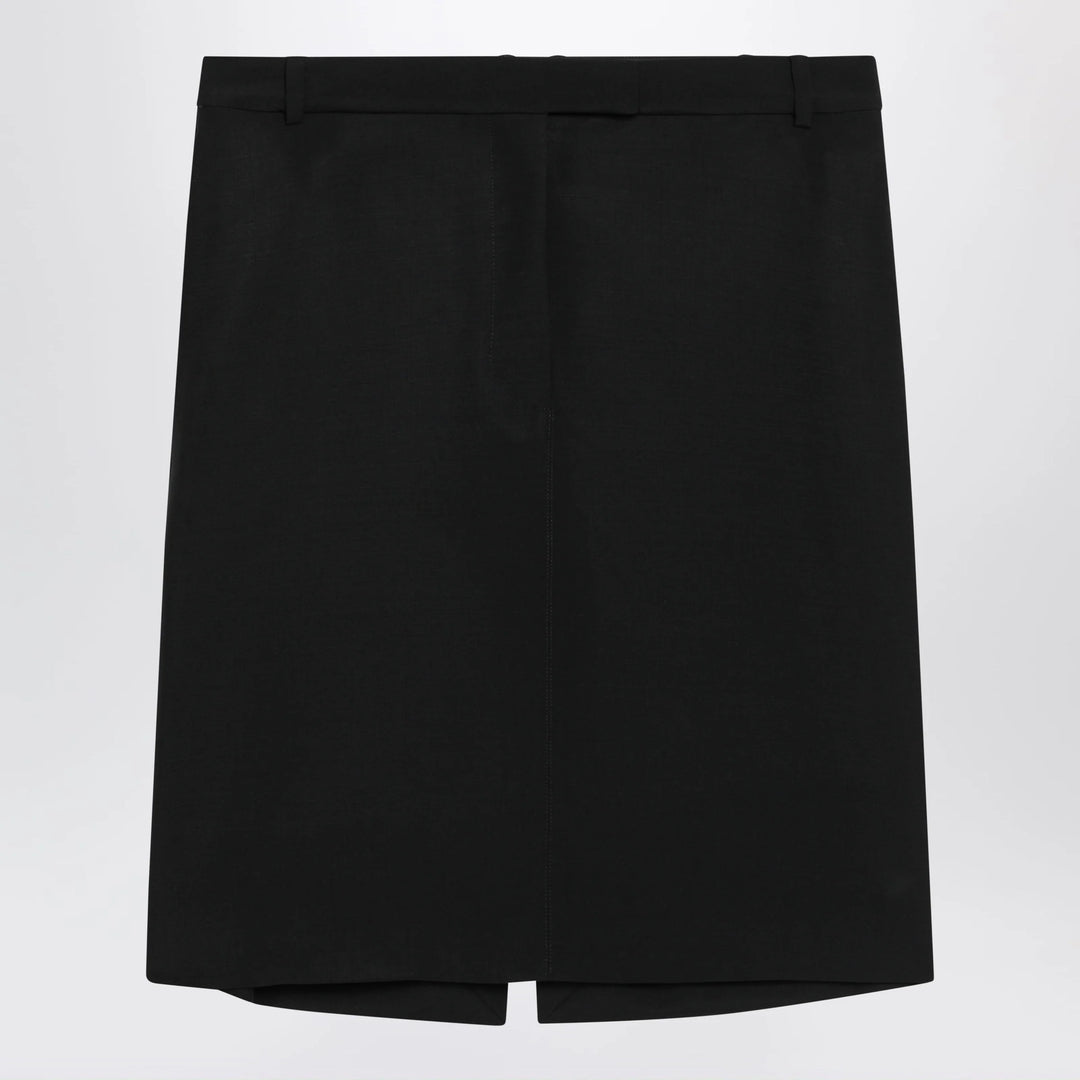 Ferragamo - Black wool and mohair skirt
