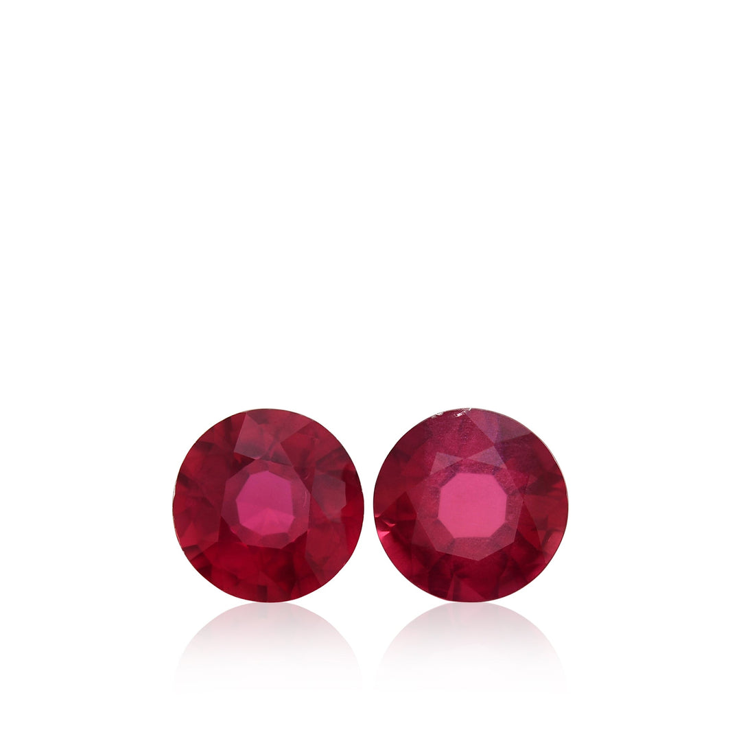 1.35 Carat Red MOZAMBIQUE Round Ruby