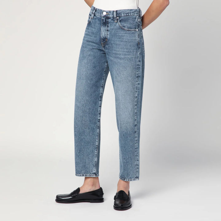 Frame - Light blue washed-effect jeans