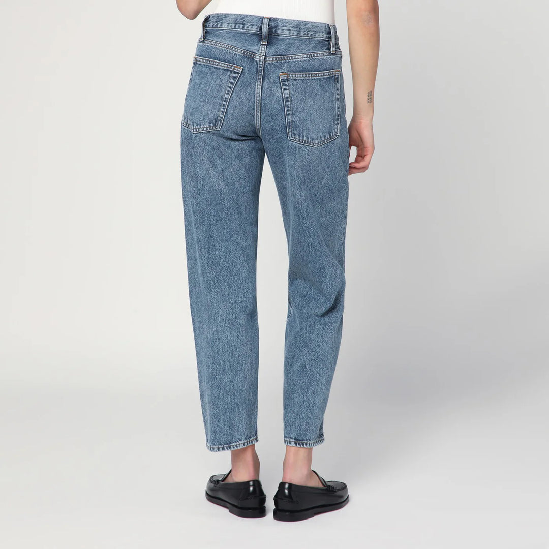 Frame - Light blue washed-effect jeans