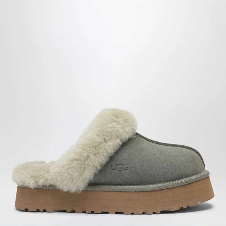 UGG - Disquette moss green eather slip-ons