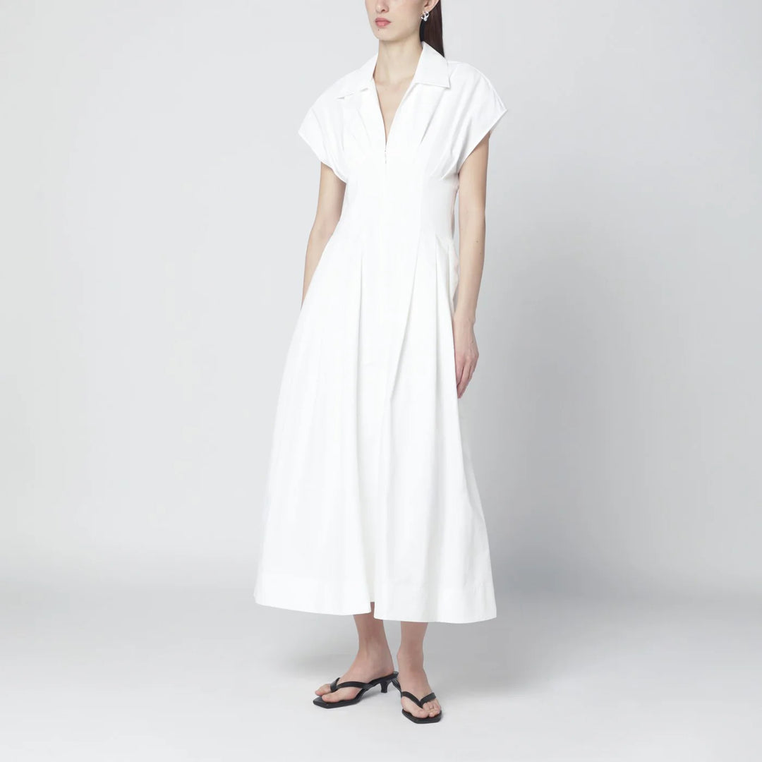 SIMKHAI - Farlow white midi dress