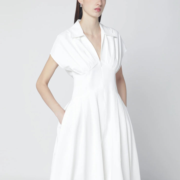 SIMKHAI - Farlow white midi dress