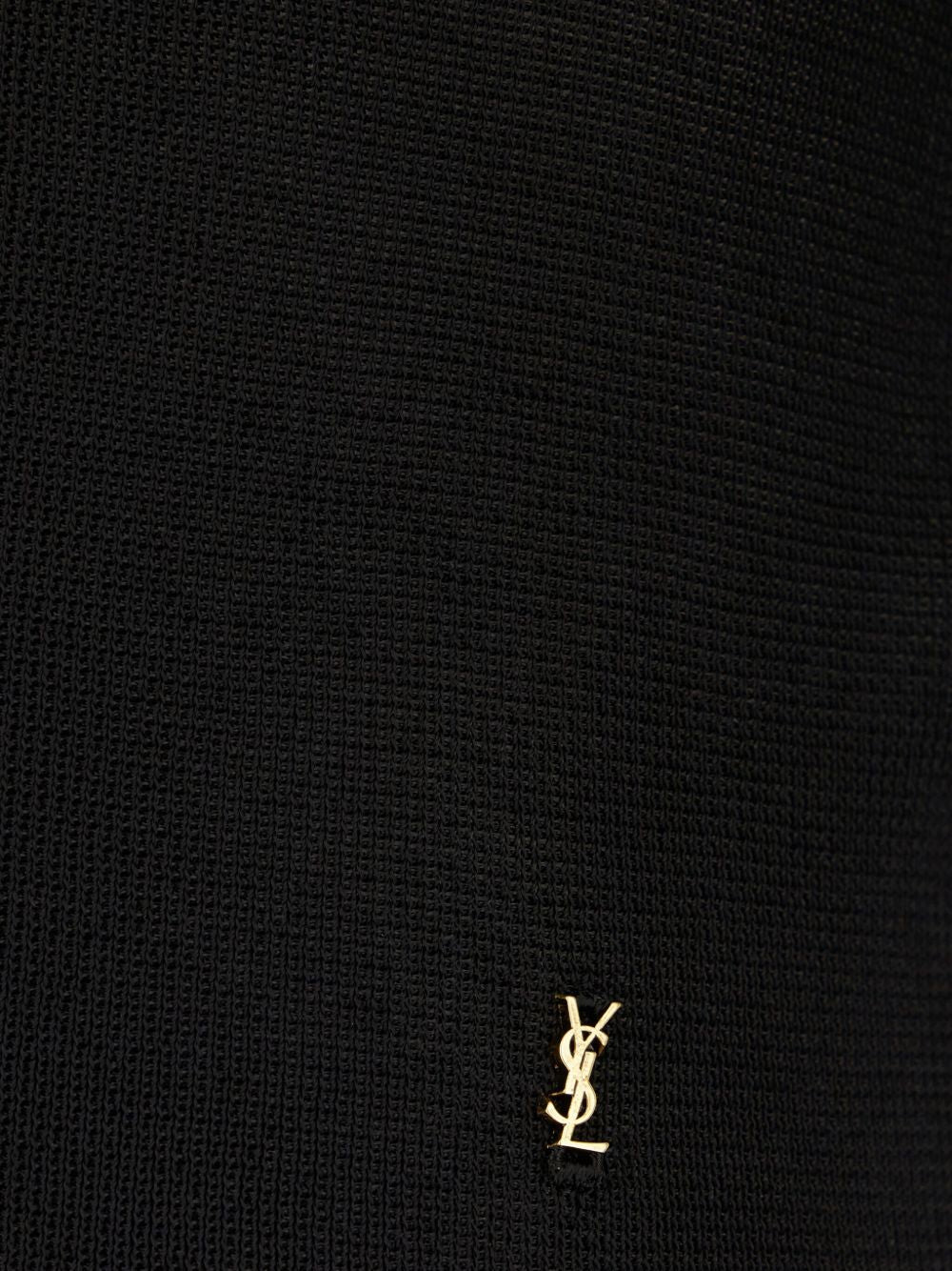 Saint Laurent Sweaters Black Cropped