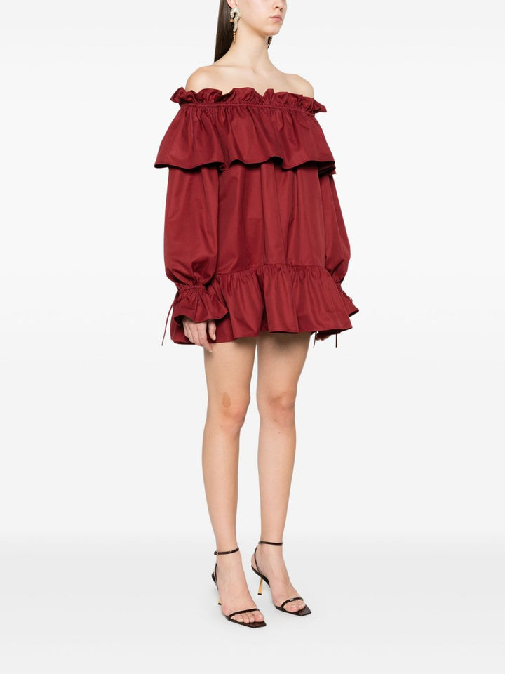 Saint Laurent Dresses Red