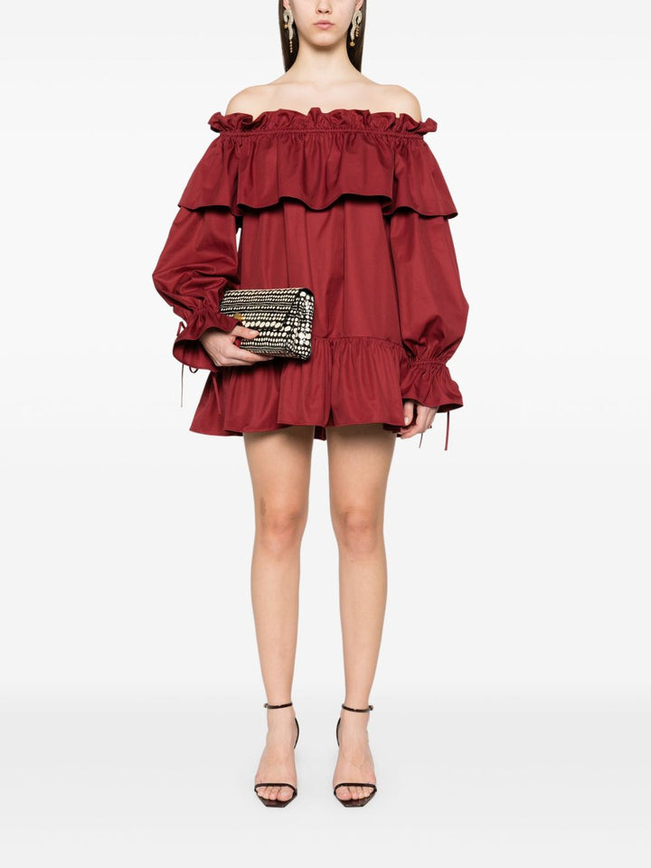 Saint Laurent Dresses Red