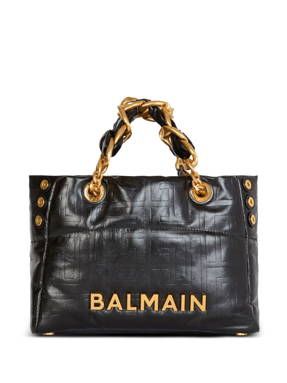 Balmain Shopper Bag Black