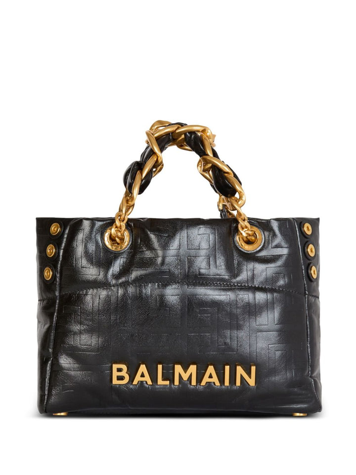 Balmain Shopper Bag Black