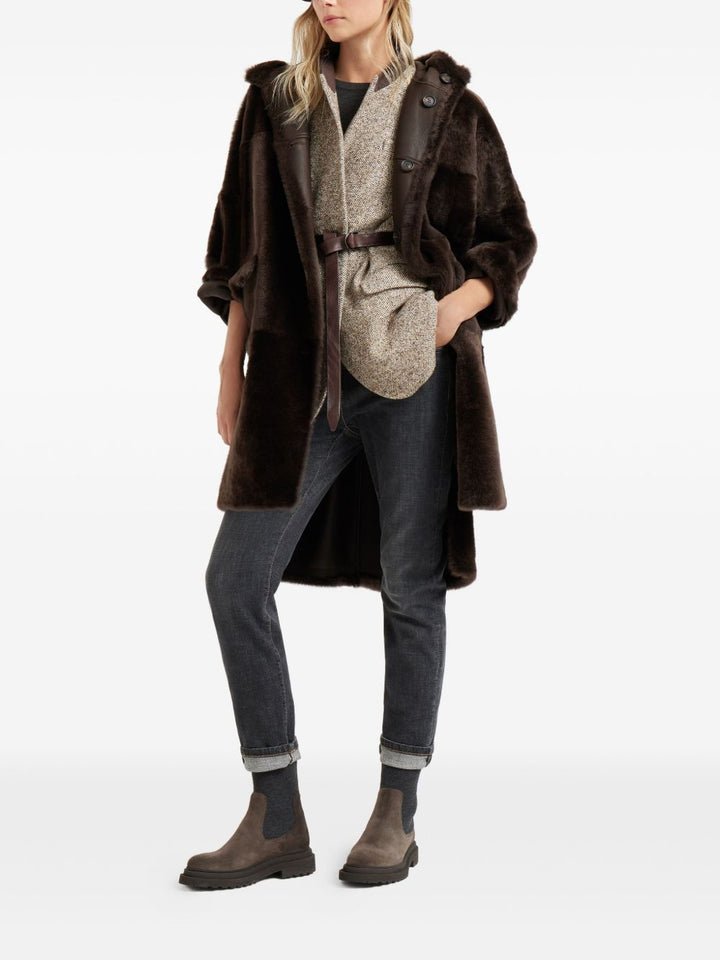 Brunello Cucinelli Coats Brown
