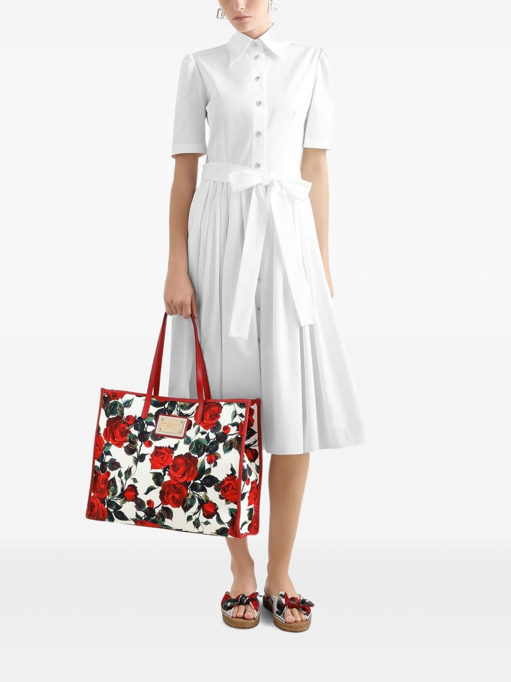 Dolce & Gabbana Shopper Bag Red