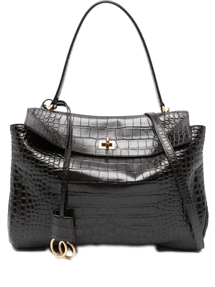 Balenciaga Rodeo Medium Leather Handbag