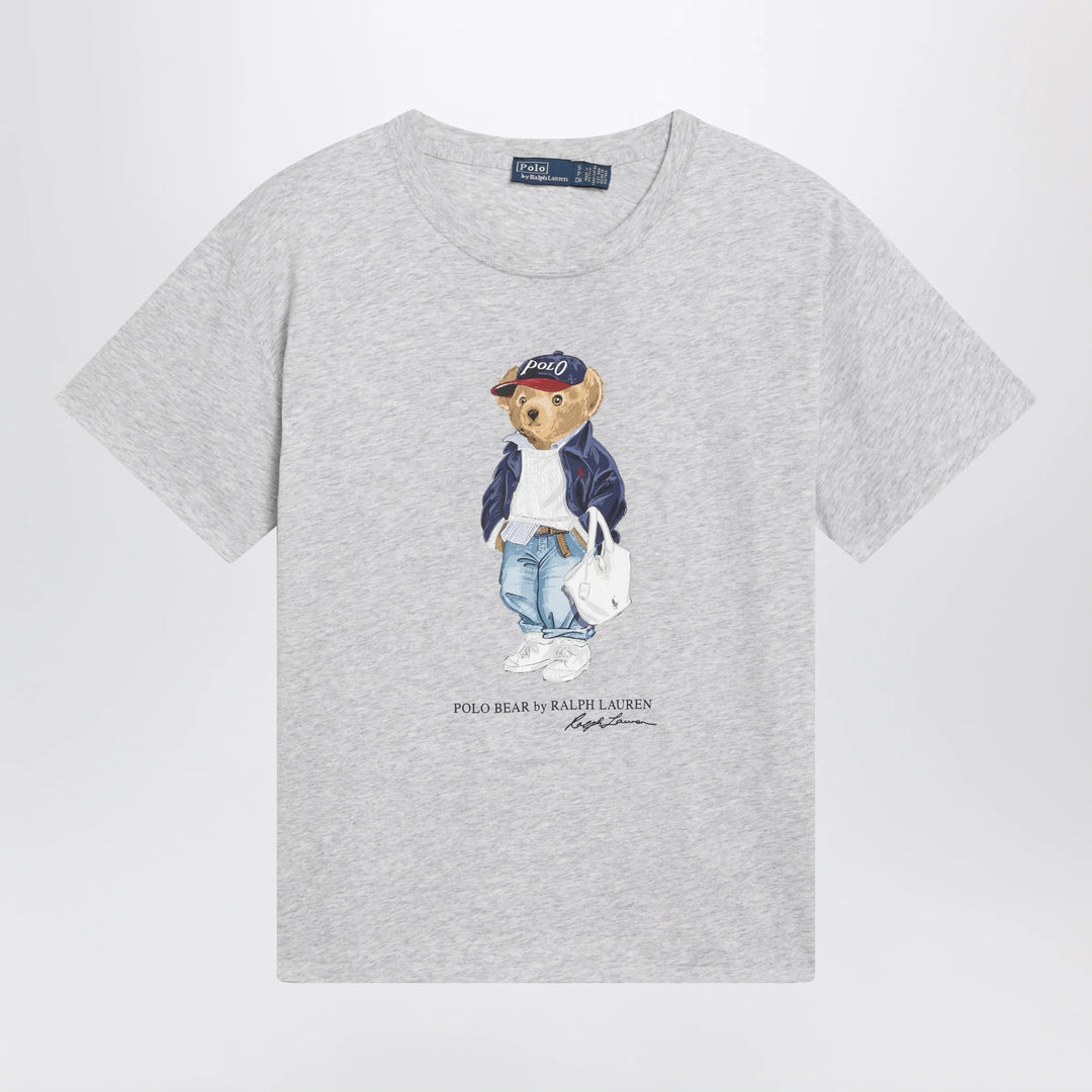 Polo Ralph Lauren - Grey Polo Bear Cotton T-Shirt