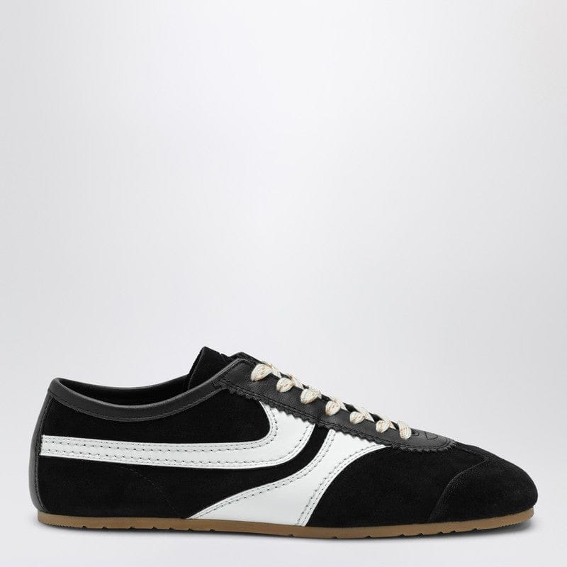 Shoes Dries Van Noten - Black/white leather and suede sneakers - 41 IT Brand