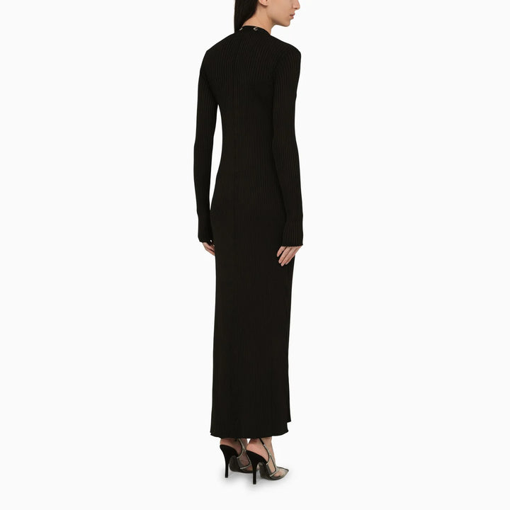 The Attico - Black viscose long cardigan