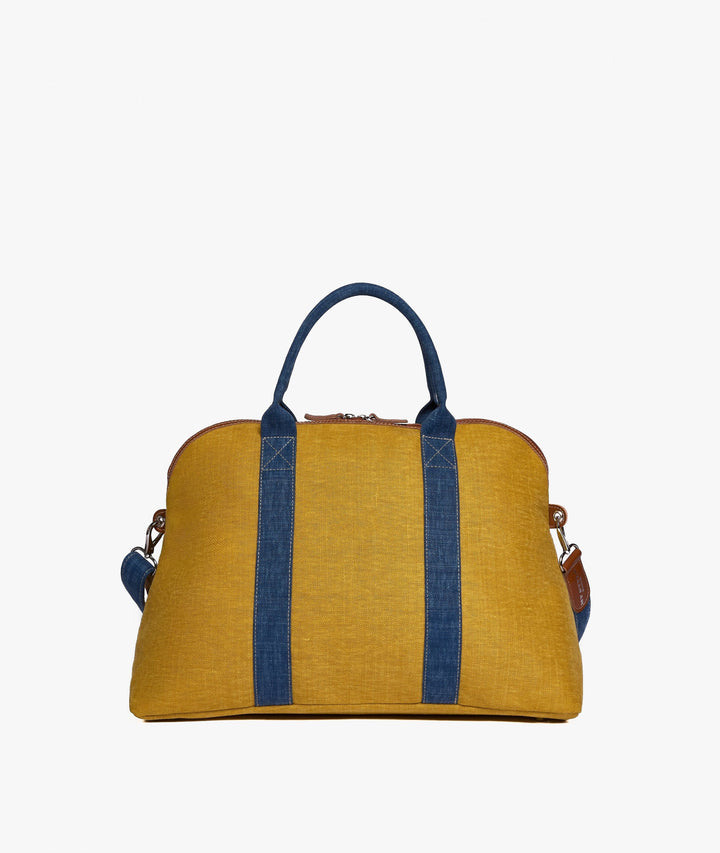 Duffel Bag My Style Bags London Procida Travel Duffle Bag in Ochre/Denim Brand