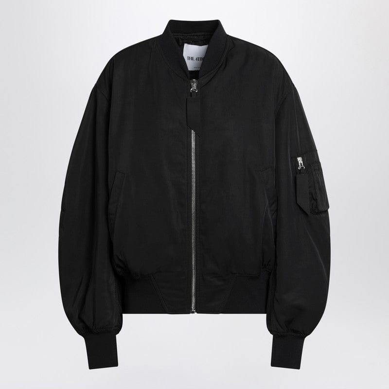 Coats & Jackets The Attico - Black zip bomber jacket - 42 IT Brand