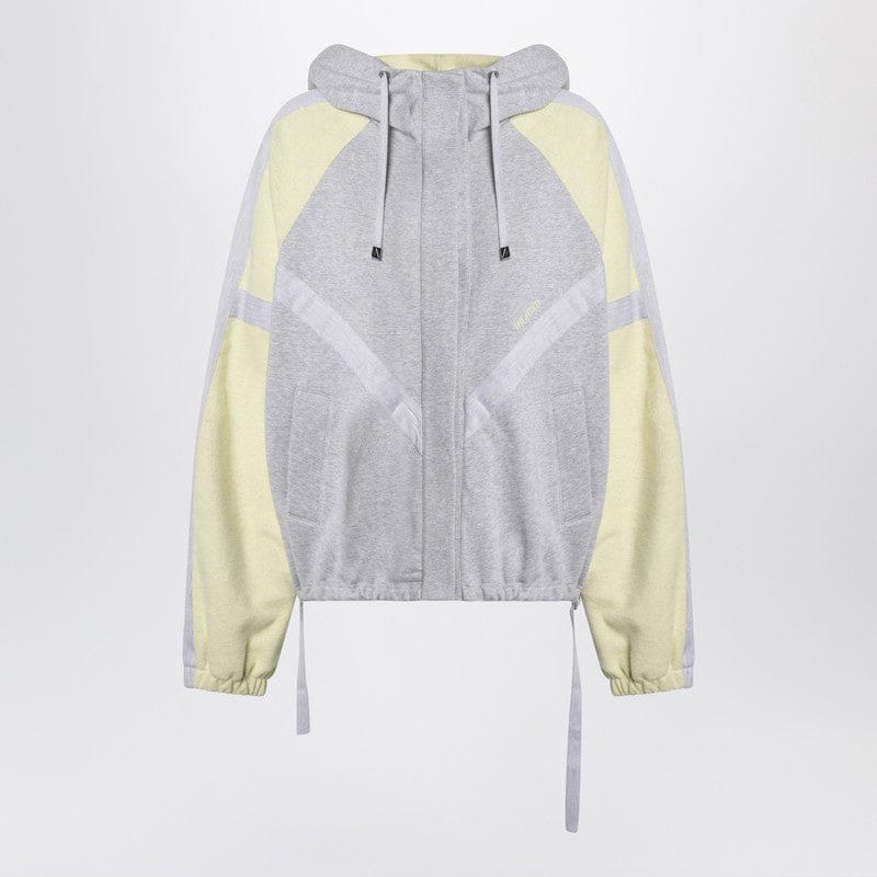 Coats & Jackets The Attico - Grey/light yellow bomber sweatshirt - 38 IT Brand