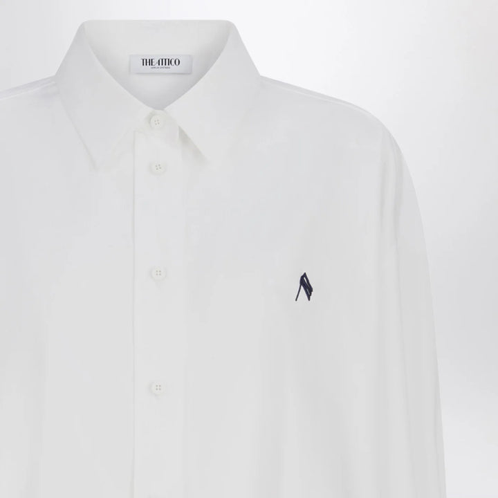The Attico - Oversized white cotton shirt