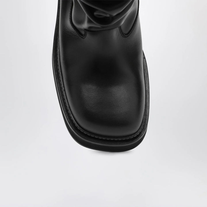 The Attico - Black leather La Passeggiata boots