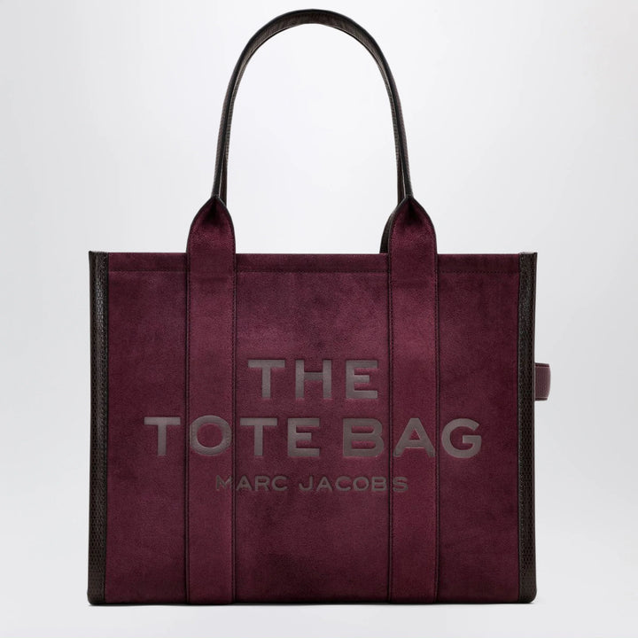 Marc Jacobs - The Large Tote Bag in suede Dark Plum