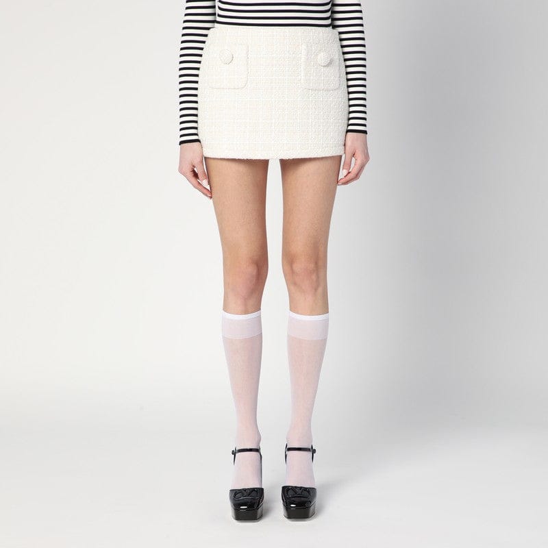Skirts Marc Jacobs - Ivory textured tweed mini skirt - M Brand