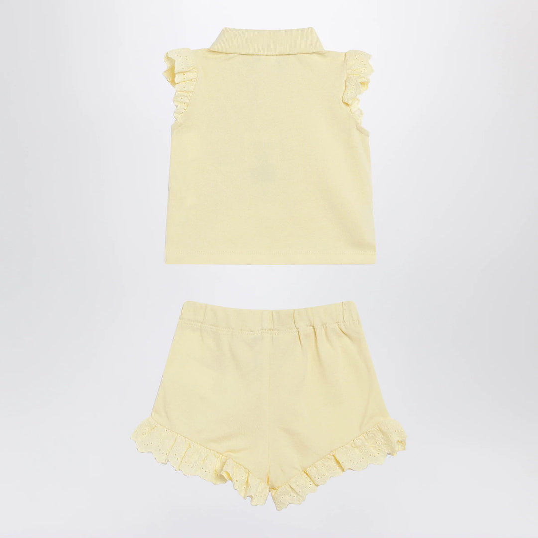 Polo Ralph Lauren - Light yellow two-piece cotton set