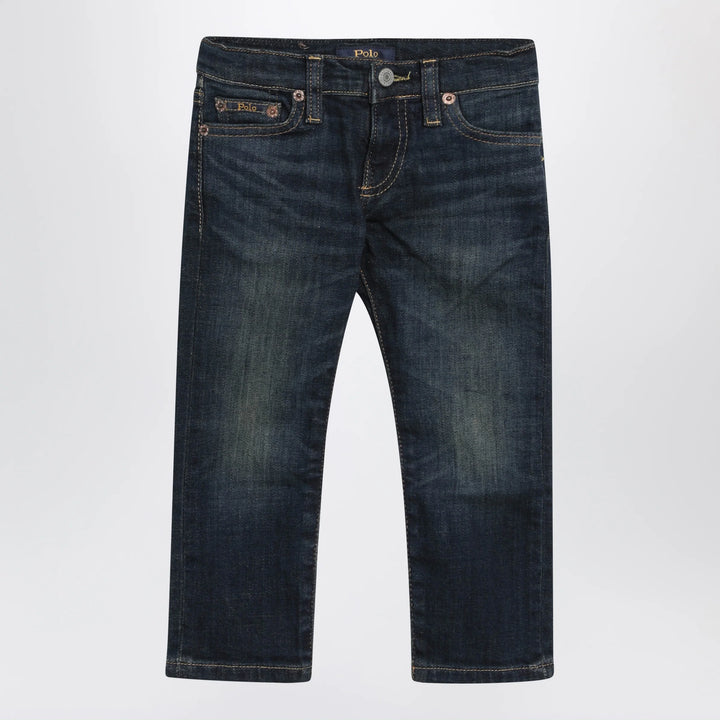 Polo Ralph Lauren - Dark blue washed-effect jeans