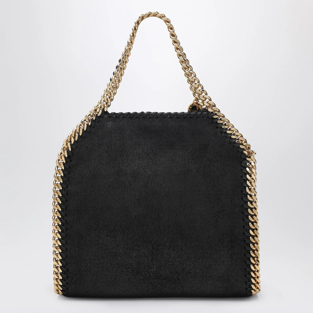 Stella McCartney - Black/gold Falabella Mini Tote bag