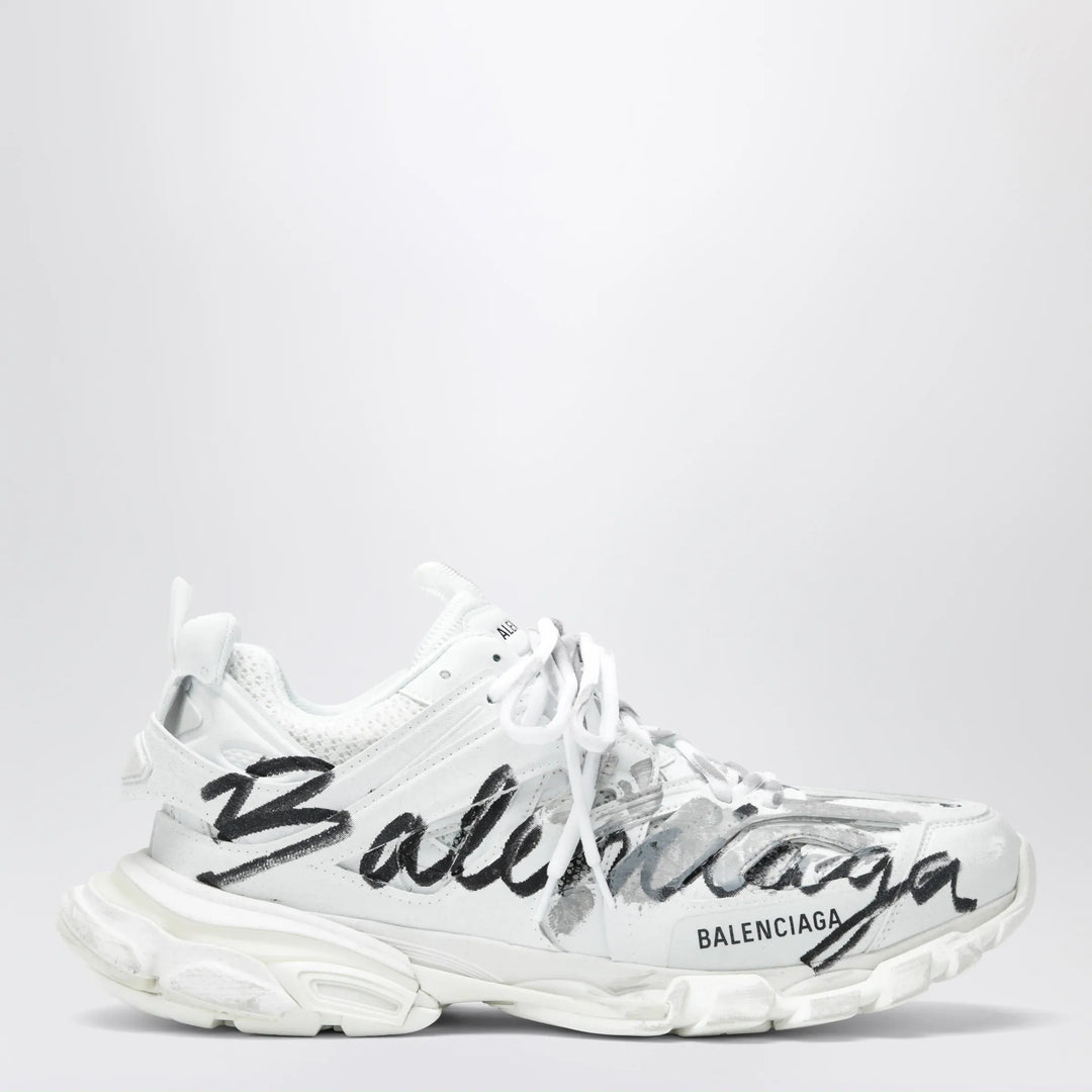 Balenciaga - Track Signature sneakers in white/black