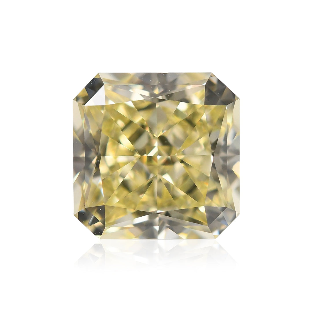 2.03 Carat Fancy Yellow Radiant Diamond VVS1 GIA