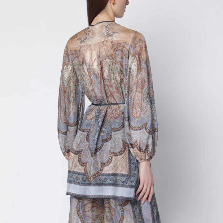 ZIMMERMANN - Wanderlust blouse with tapestry print