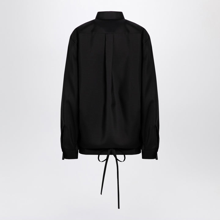 Valentino Black shirt with drawstring