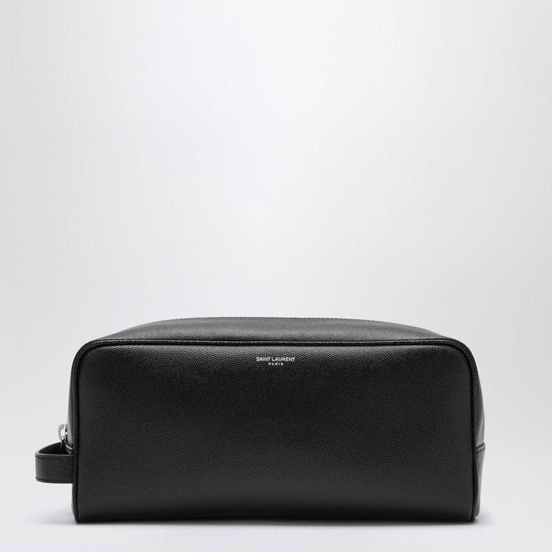 Cosmetic & Toiletry Bags Saint Laurent - Black grained leather Beauty case - One size Brand