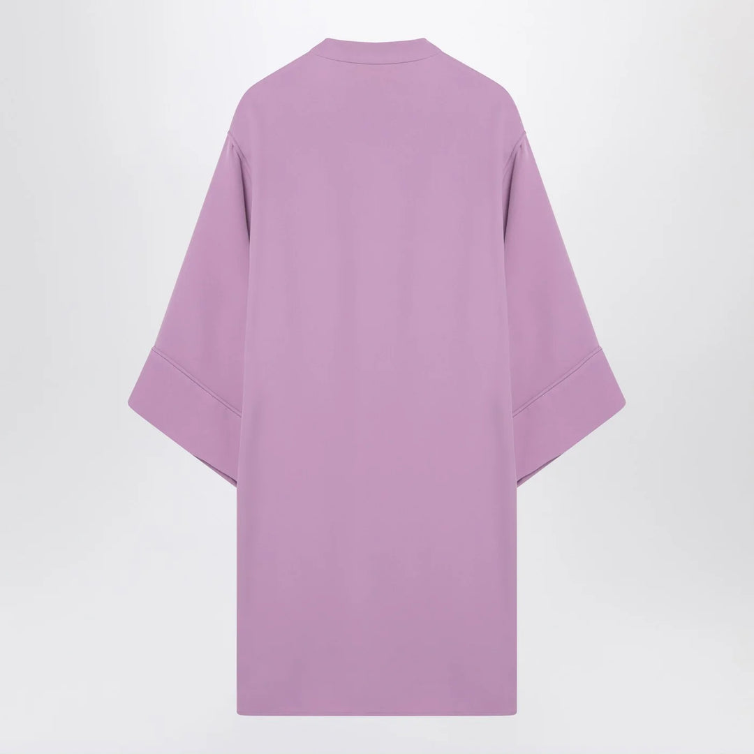 Valentino - Lilac silk mini dress