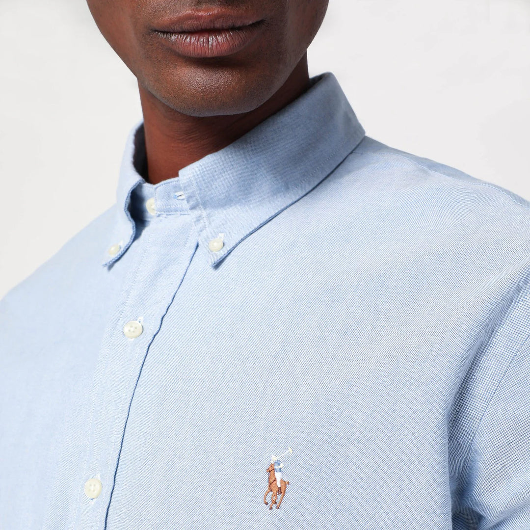 Polo Ralph Lauren - Light blue Oxford shirt Custom-fit