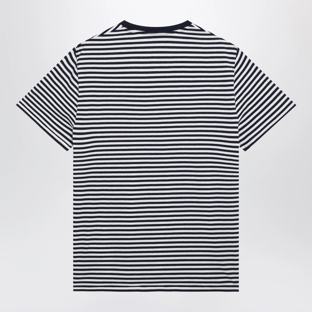 Polo Ralph Lauren - White/Navy striped Custom Slim-Fit T-shirt Brand Shirts &amp; Tops
