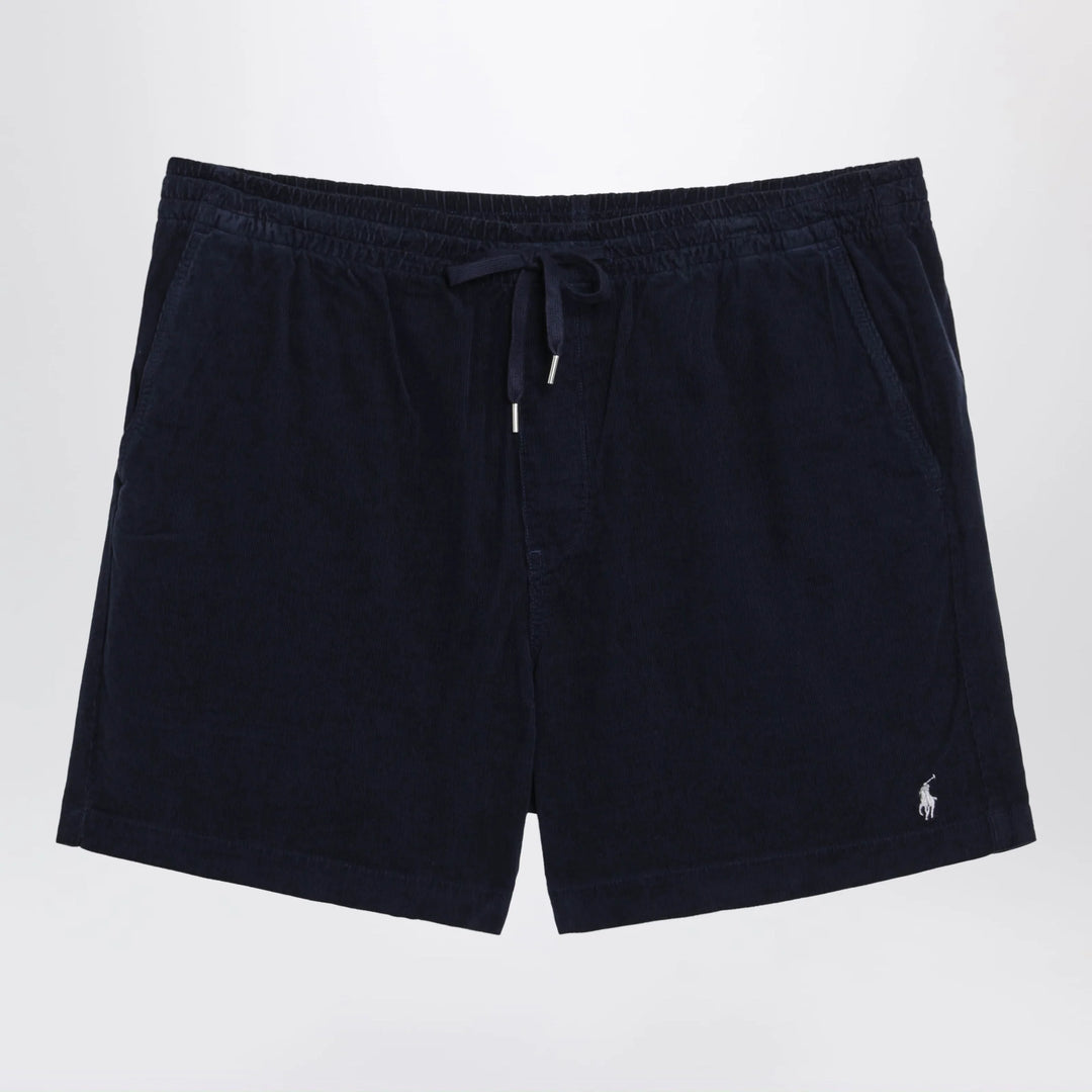 Polo Ralph Lauren - Navy ribbed Classic-Fit shorts