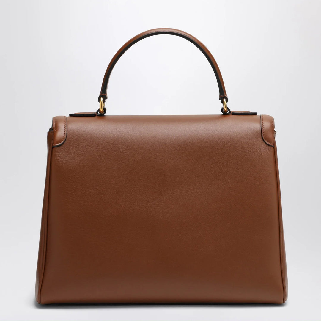 Valentino Garavani - Large shoulder bag 9TO5 tobacco