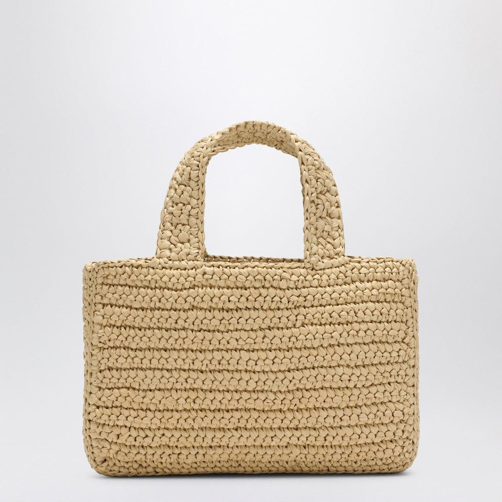 Shopper UNI Valentino Garavani Viva Superstar Crochet small natural/black bag Brand