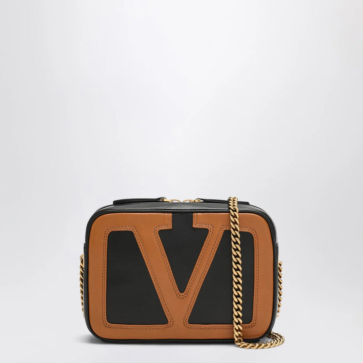 Valentino Garavani - Viva Superstar chain belt bag black/spice