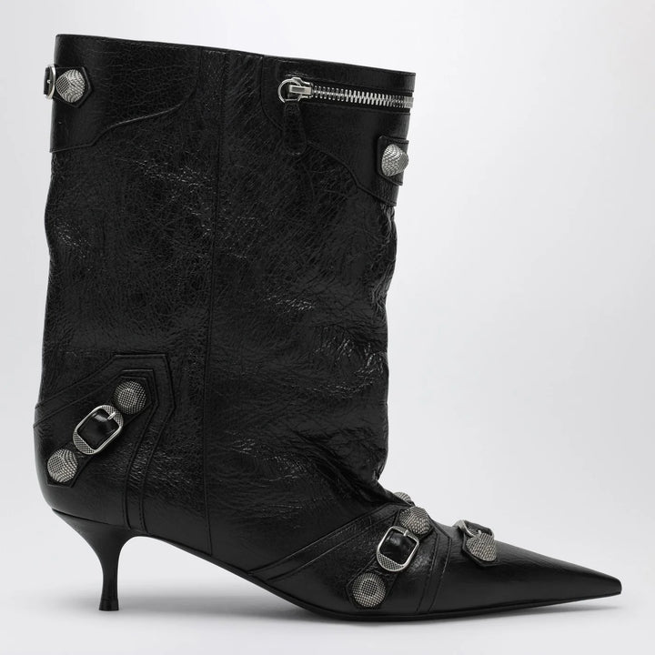 Balenciaga - Cagole Wide black ankle boot