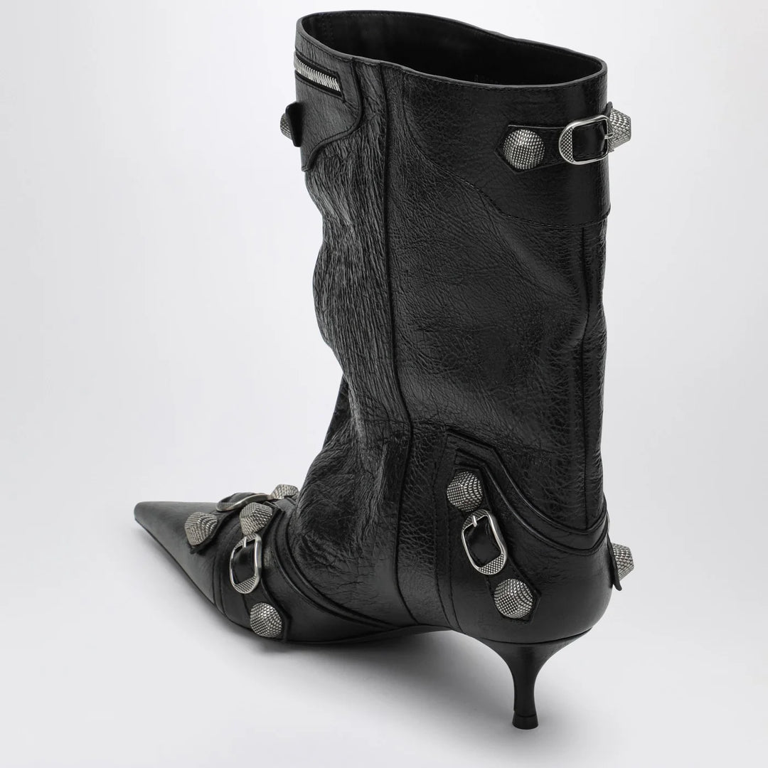 Balenciaga - Cagole Wide black ankle boot