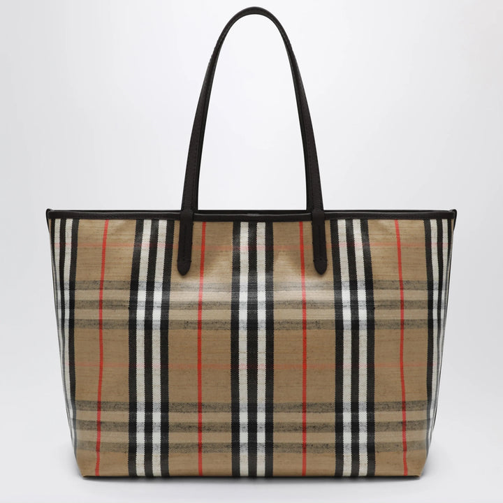 Burberry - Medium Highlands Tote bag in Check pattern