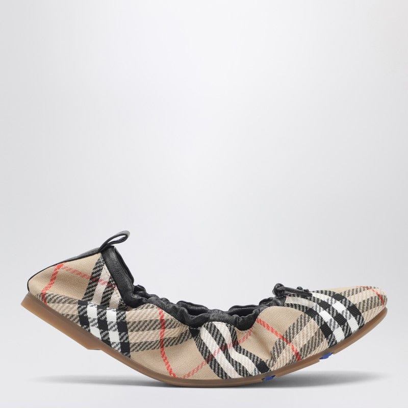 Shoes Burberry - Fawn Check ballet flats beige - 39 IT Brand