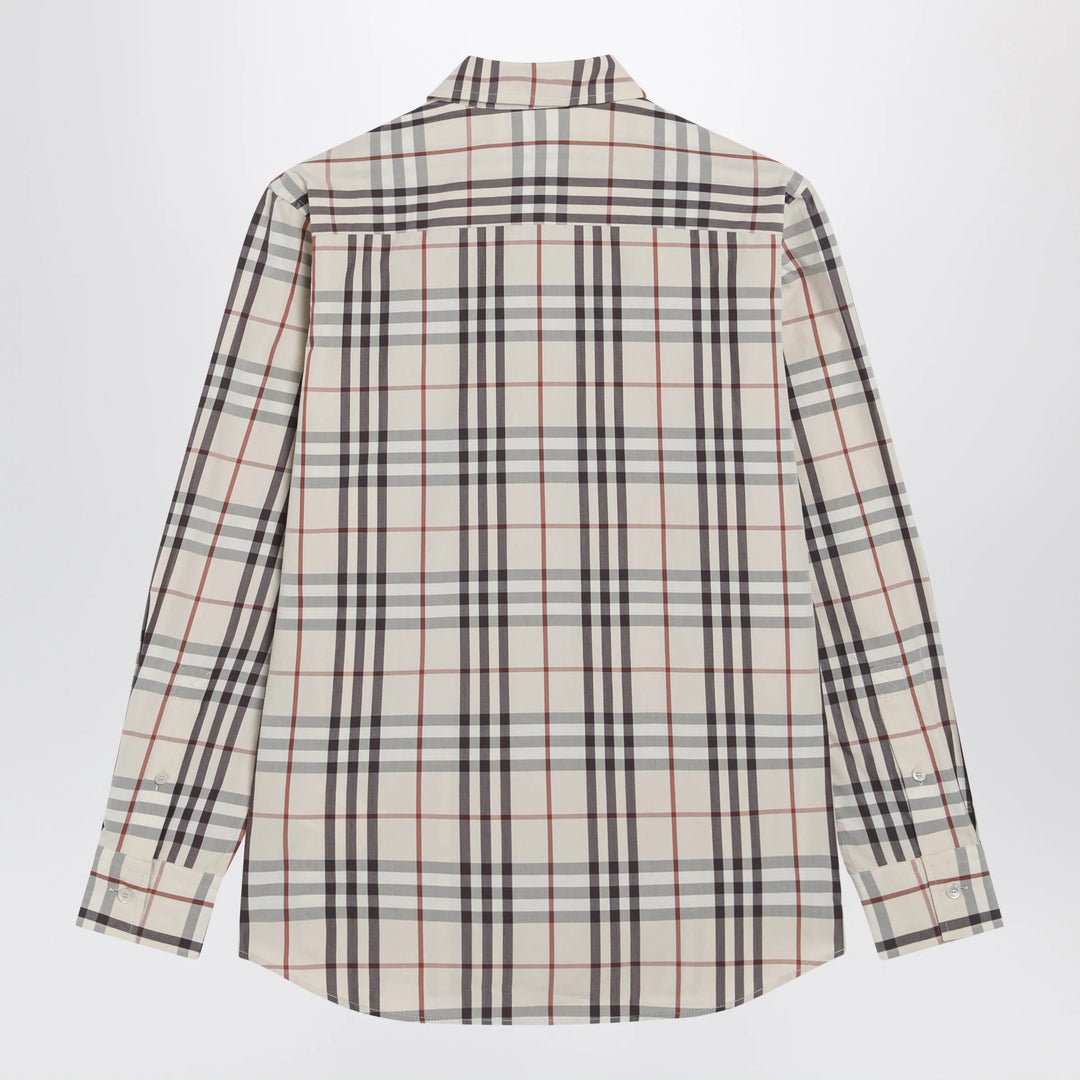 Burberry - Beige Check shirt by Burberry