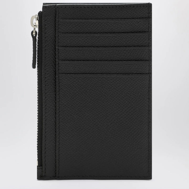 Balenciaga - Black leather passport holder and wallet